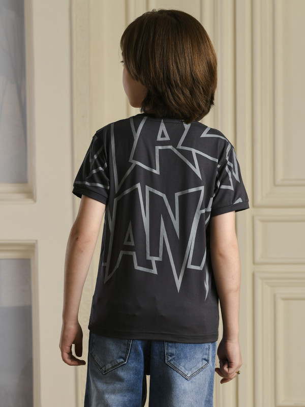 ALBION PREMIUM BOYS NAPOLEON BLACK T-SHIRT