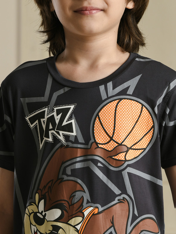 ALBION PREMIUM BOYS NAPOLEON BLACK T-SHIRT