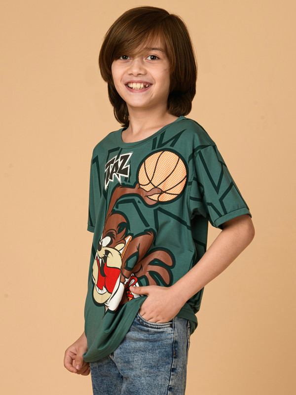 ALBION PREMIUM BOYS GREEN T-SHIRT