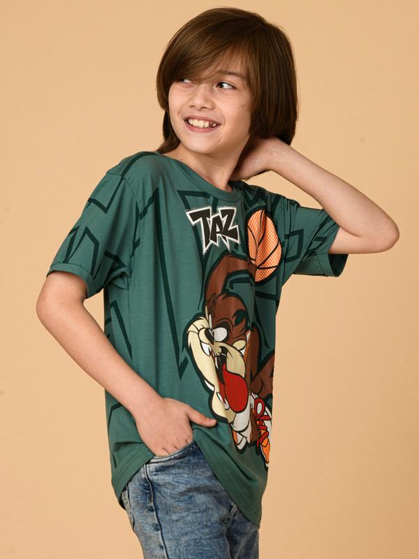 ALBION PREMIUM BOYS GREEN T-SHIRT