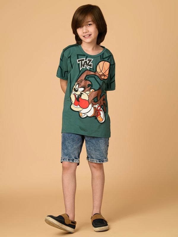 ALBION PREMIUM BOYS GREEN T-SHIRT