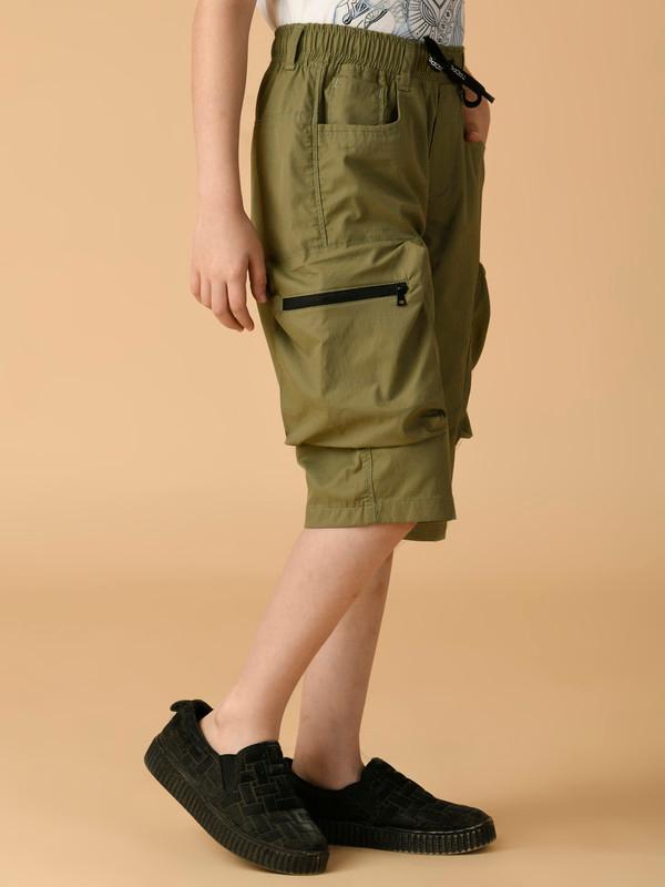 ALBION PREMIUM BOYS OLIVE CAPRIS