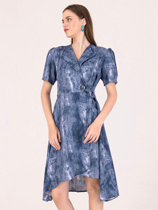 Albion Women Blue Smart Dress