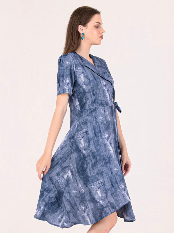 Albion Women Blue Smart Dress