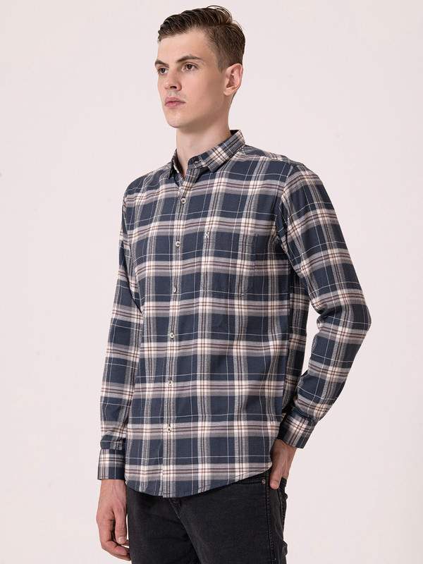 Albion Mens Grey Casual Shirt