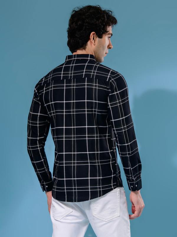 ALBION MENS HATCHERS BLACK SHIRT
