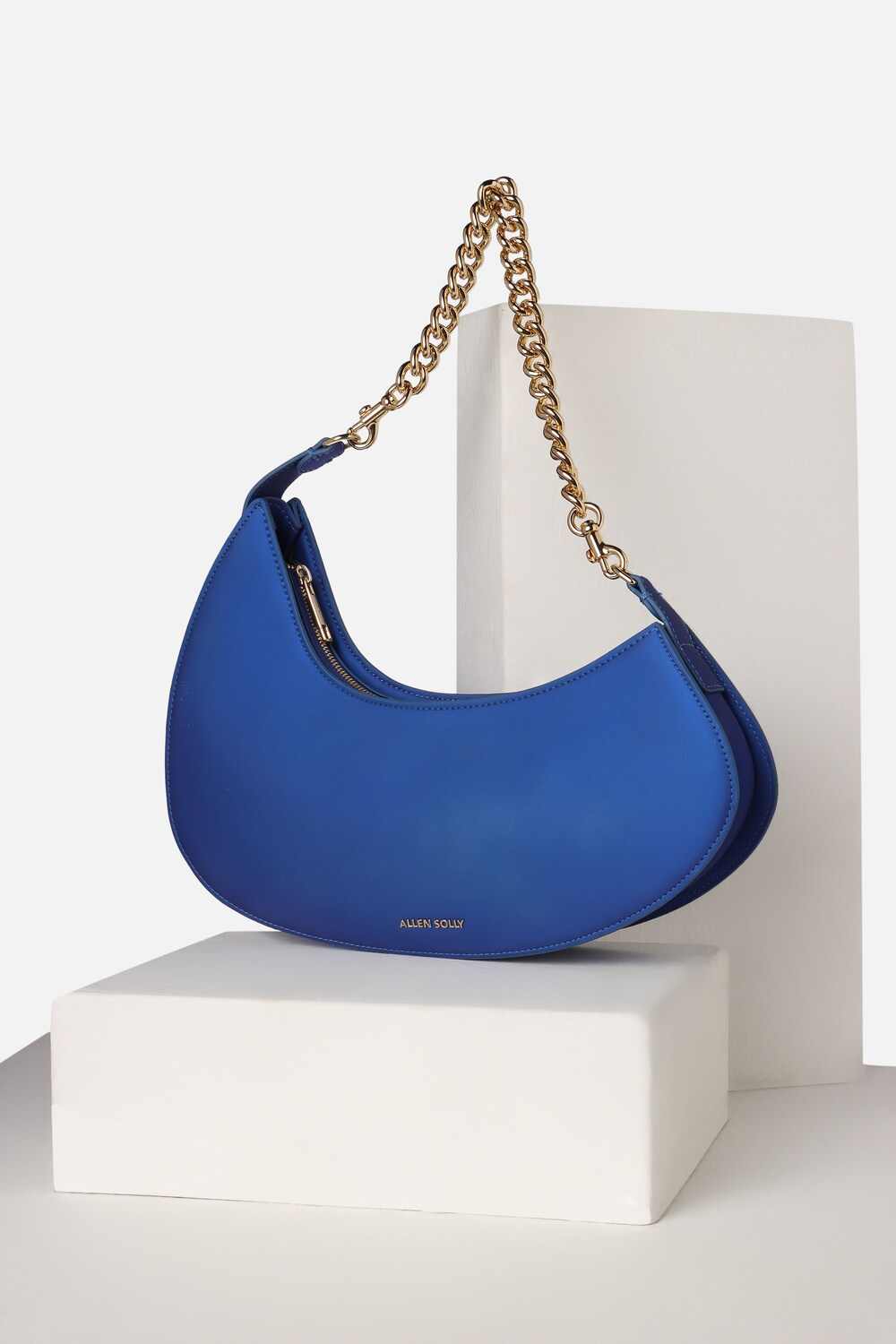Women Blue Casual Handbag