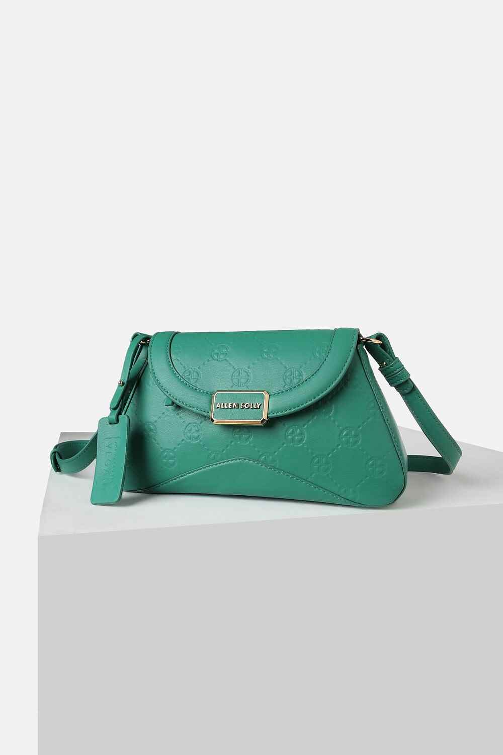 Women Green Casual Sling Bag
