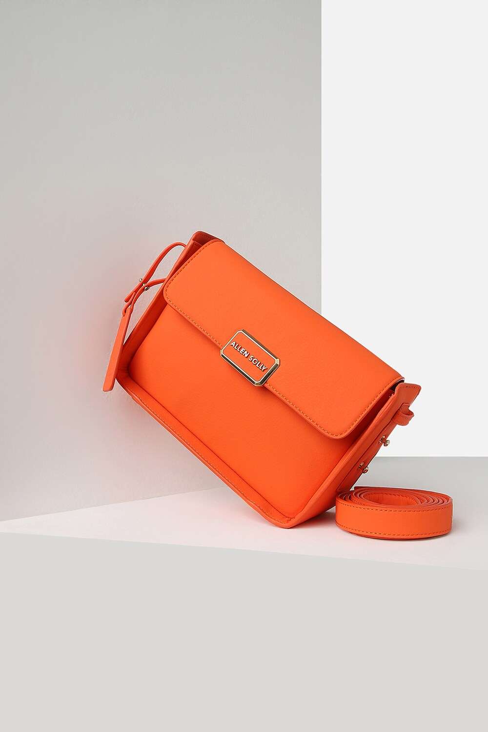 Women Orange Casual Sling Bag