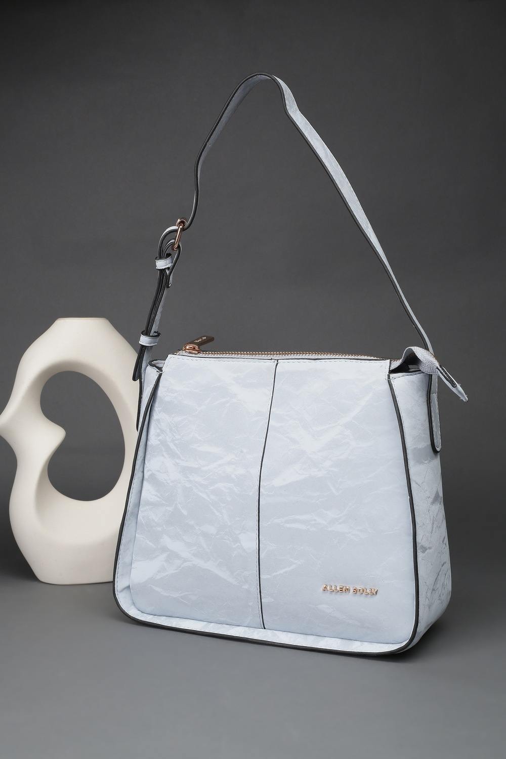 Women Light Blue Casual Handbag