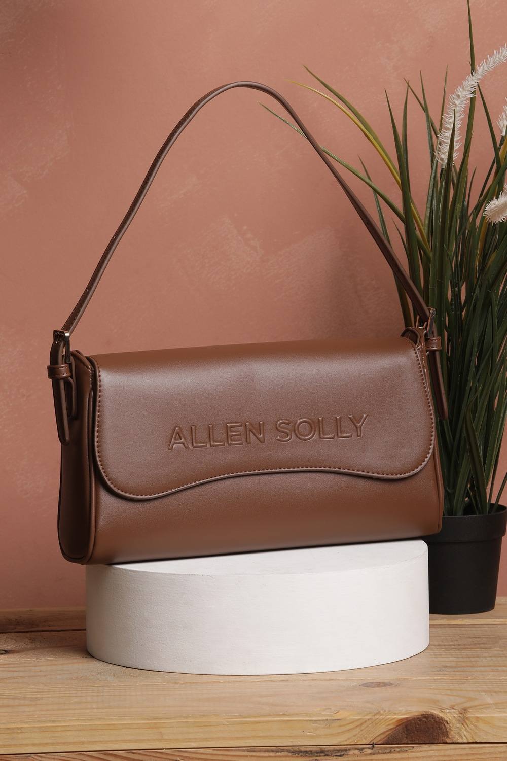 Women Brown Casual Sling Bag