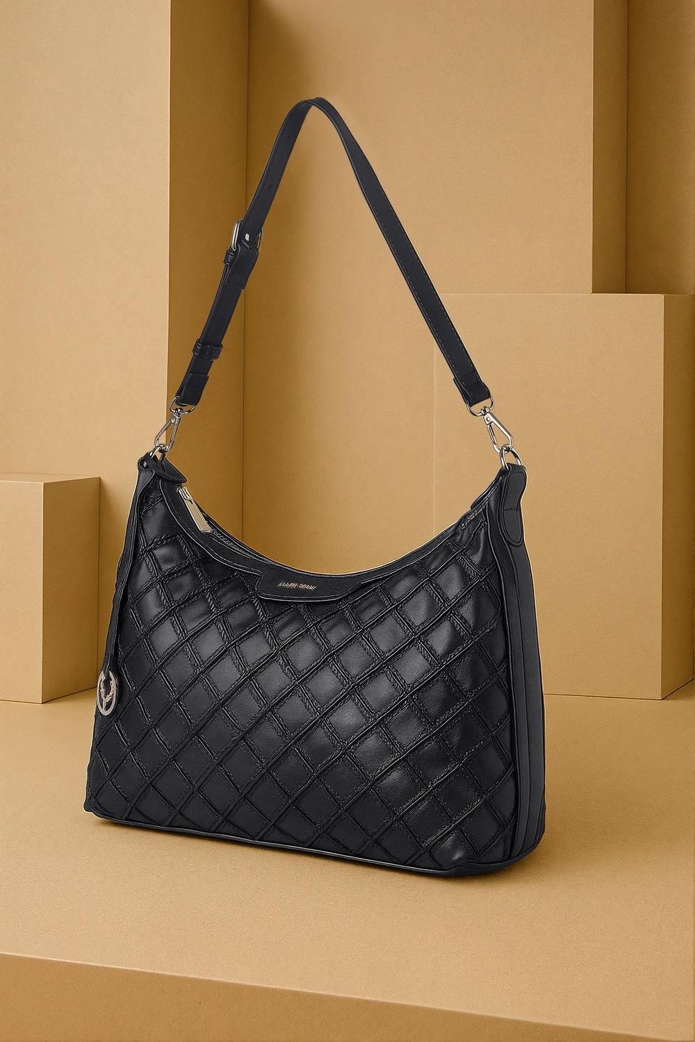 Women Black Casual Handbag