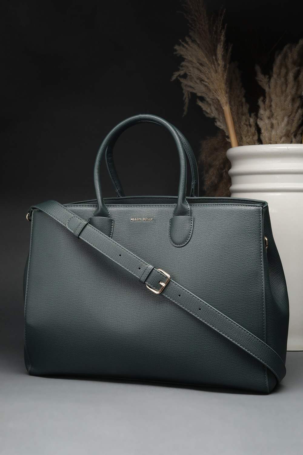 Women Green Formal Handbag