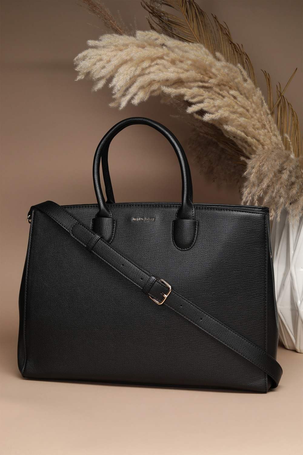 Women Black Formal Handbag