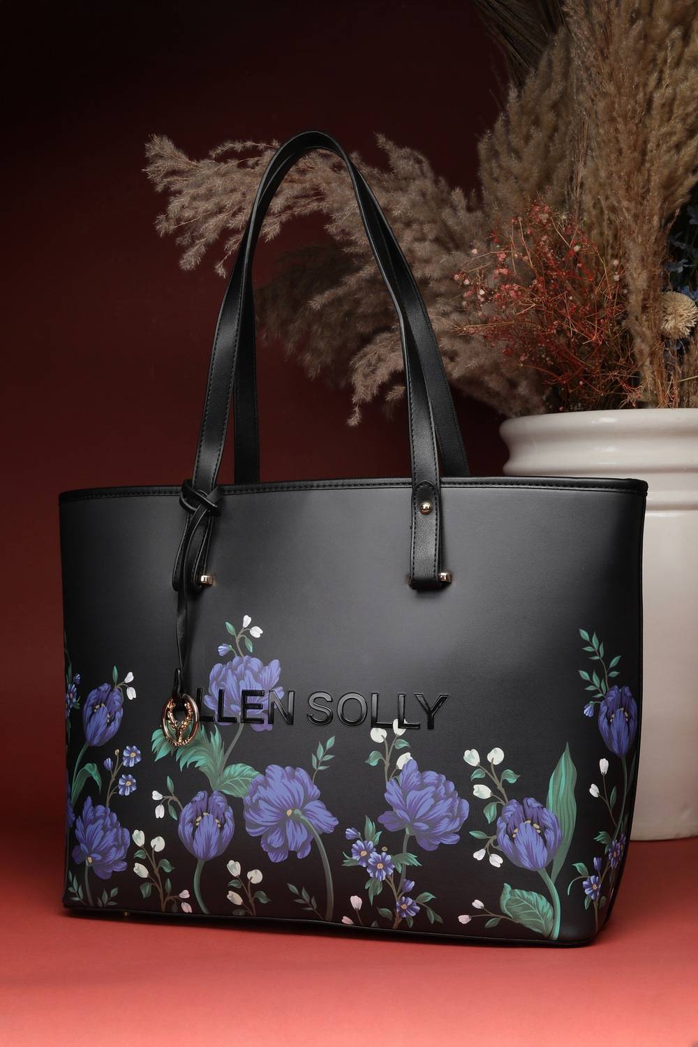 Women Black Formal Handbag