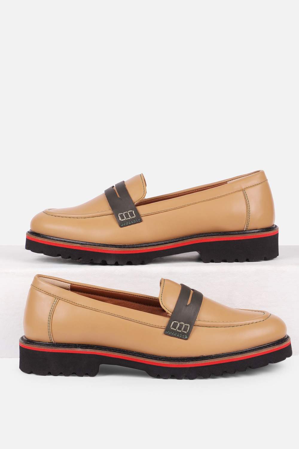 Women Brown Casual Slip Ons