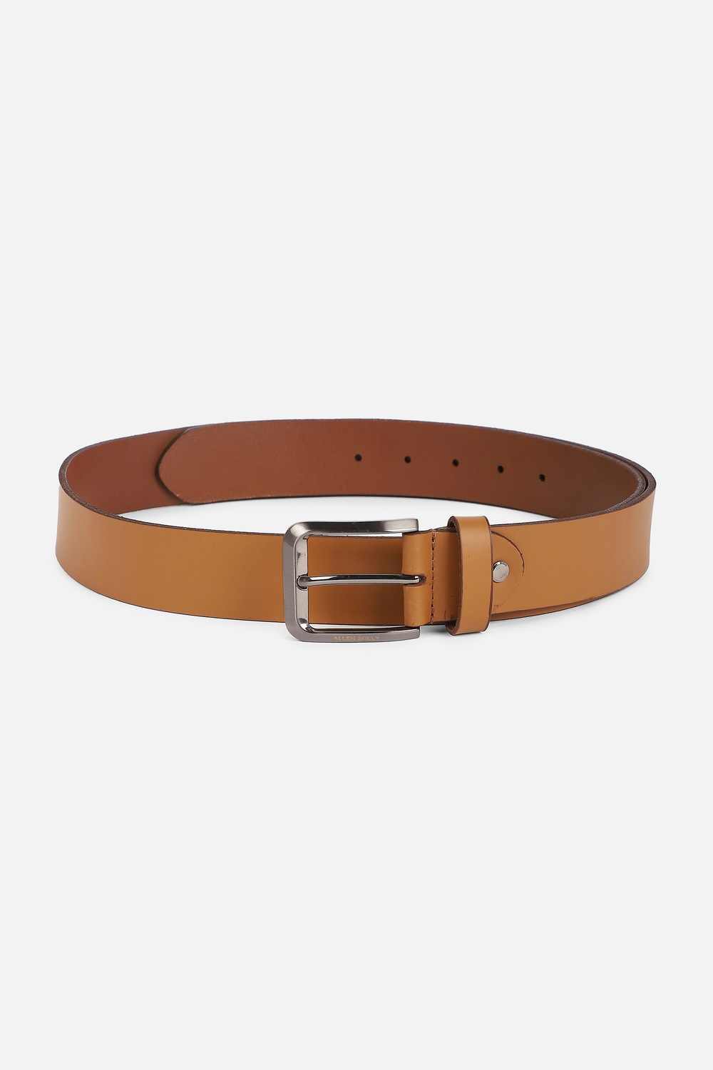 Men Brown Solid Formal Belt