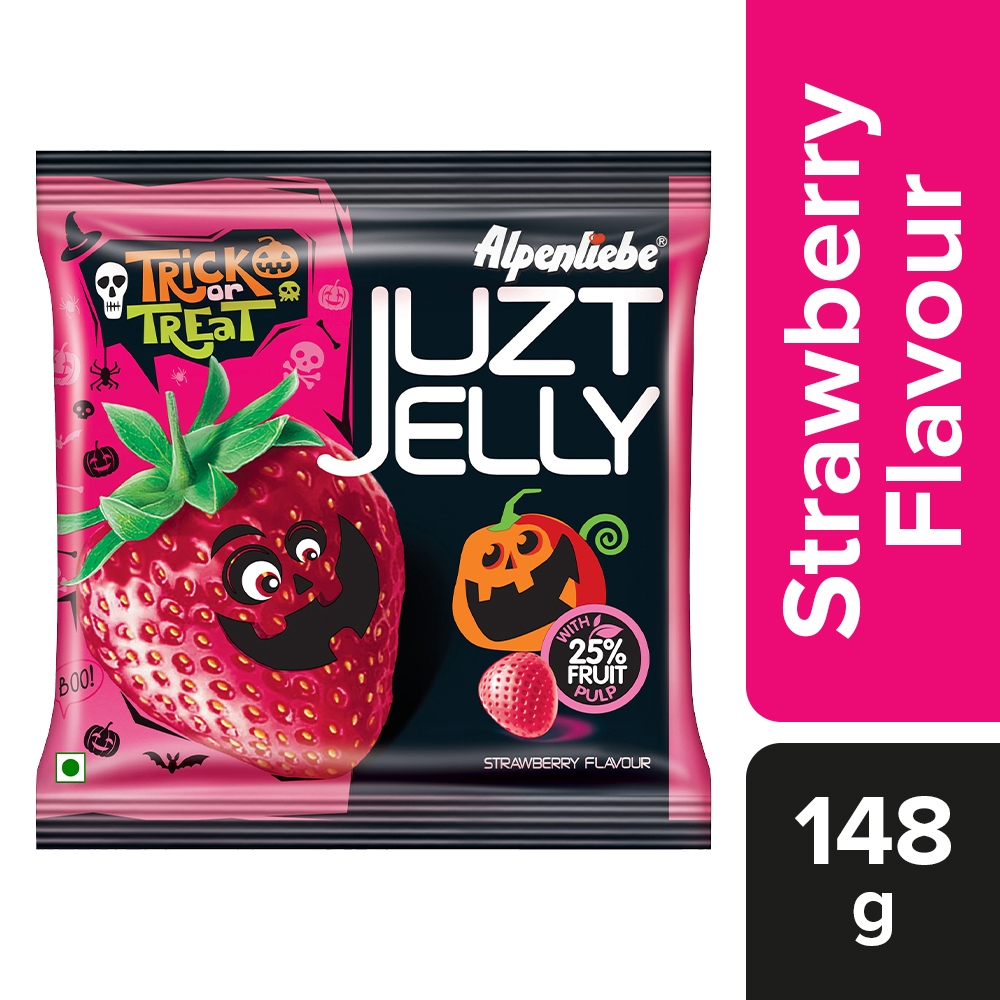 Alpenliebe Strawberry Juzt Jelly 148 G (Pack Of 40)