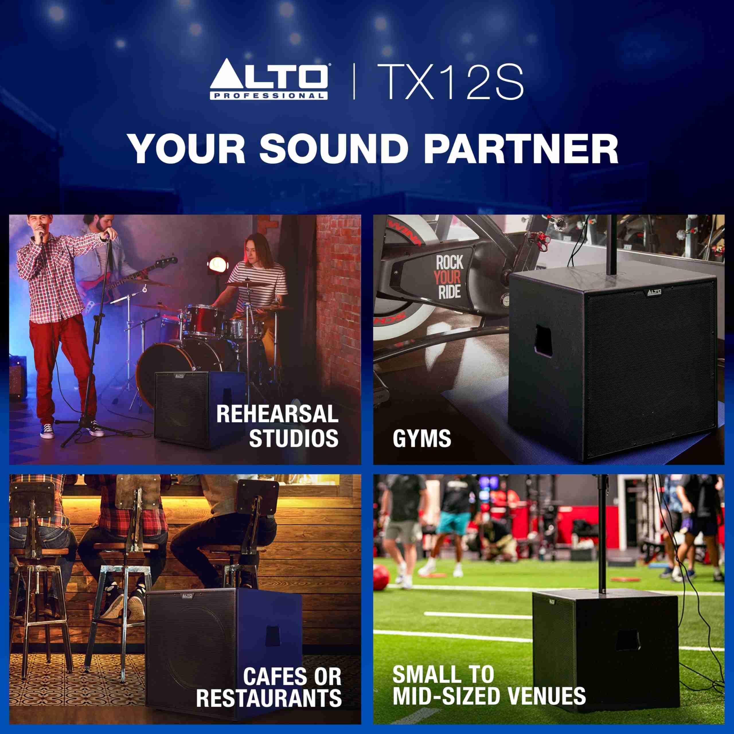 Alto TX12S 12-inch 900W DSP-Enhanced Active Subwoofer 8