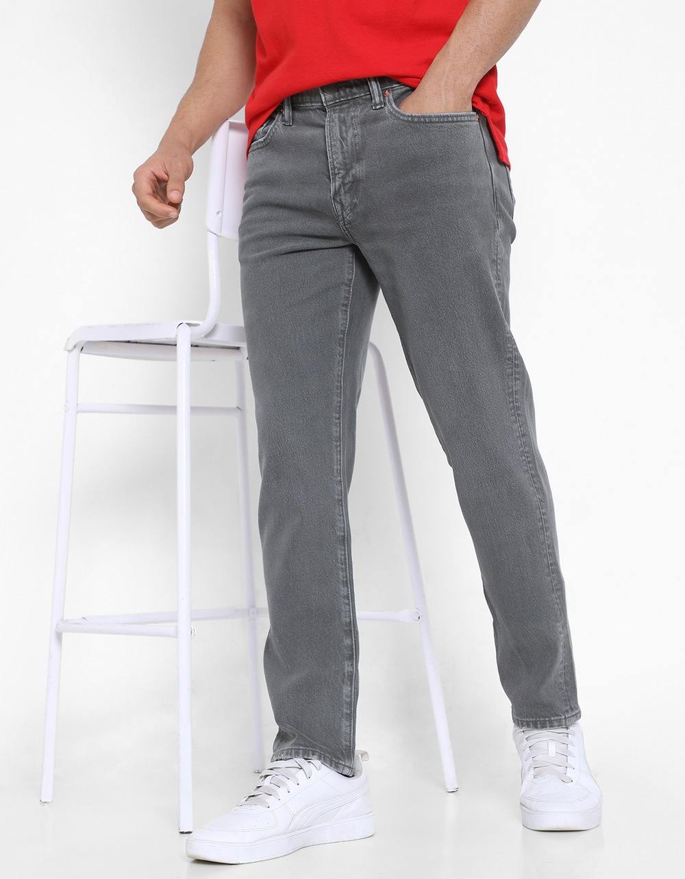 American Eagle Men Grey  EasyFlex +TENCELâ„¢ Fibers Slim Straight Jean