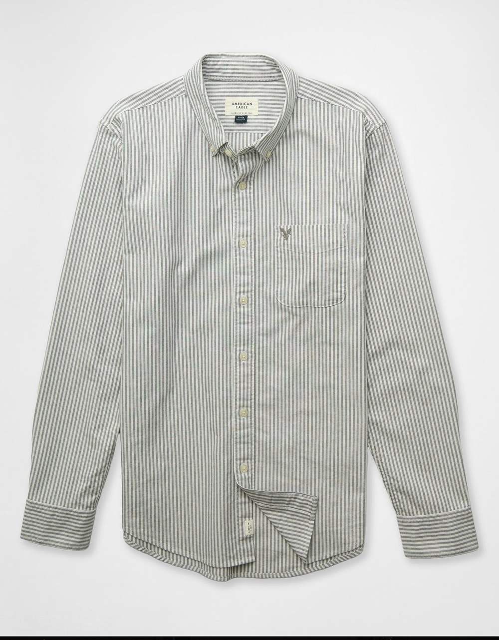 AE Everyday Slim Oxford Button-Up Shirt