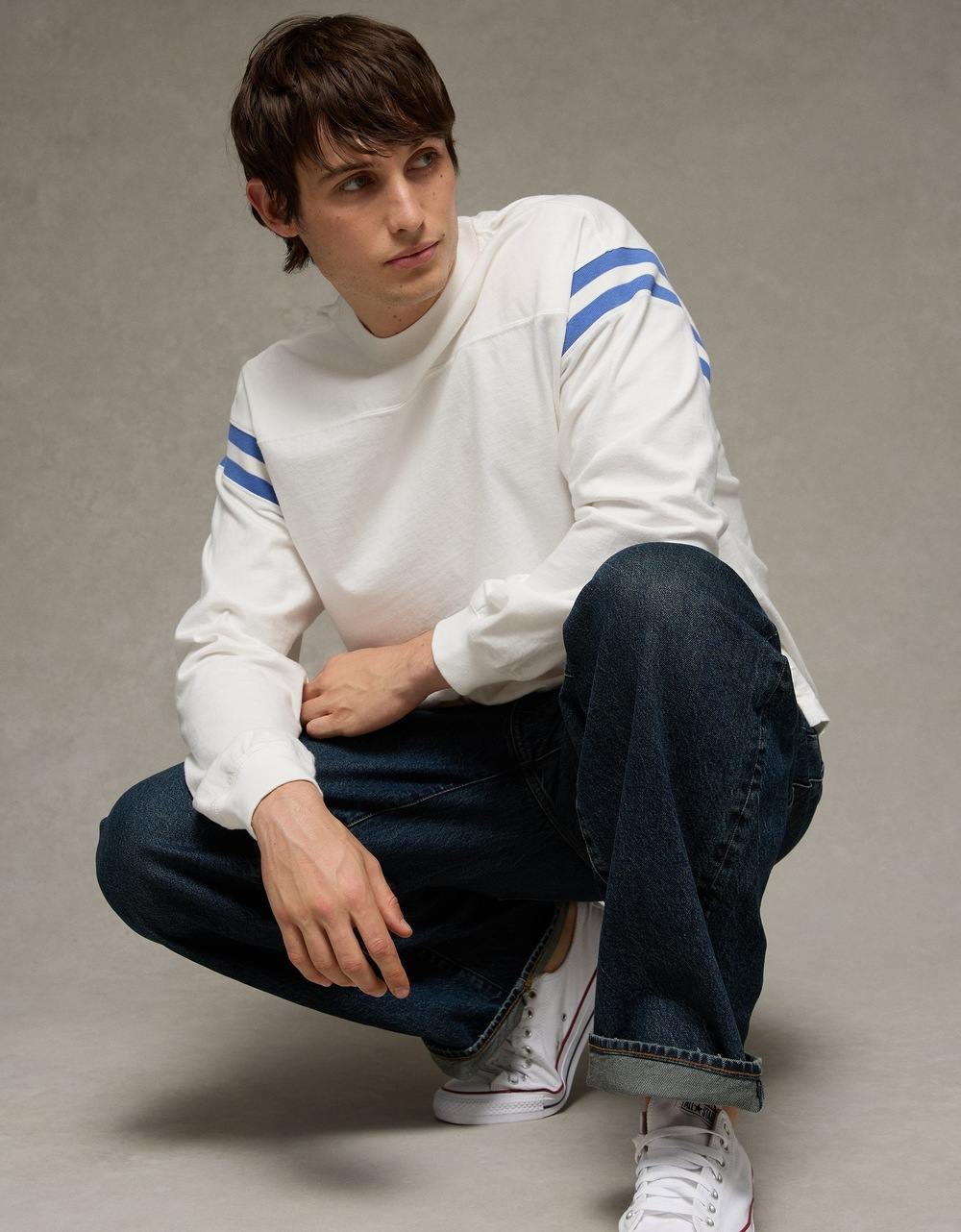 AE Long Sleeve Football T-Shirt