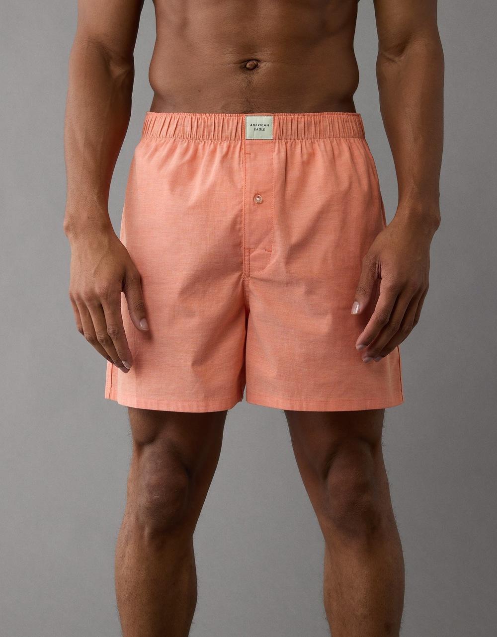 American Eagle Men Pink Stretch Boxer Short