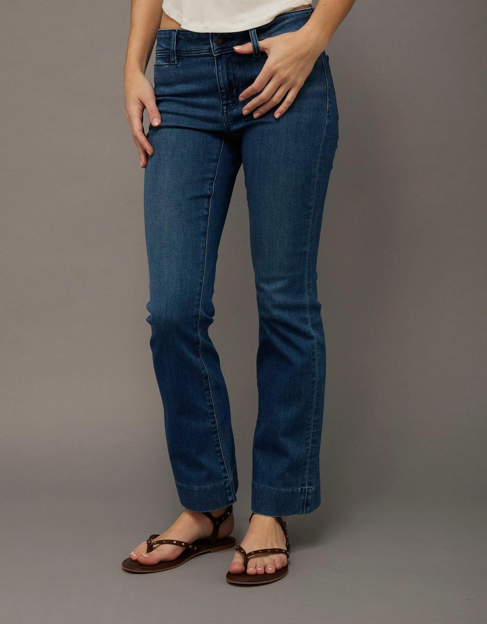 AE Next Level Low-Rise Kick Bootcut Jean