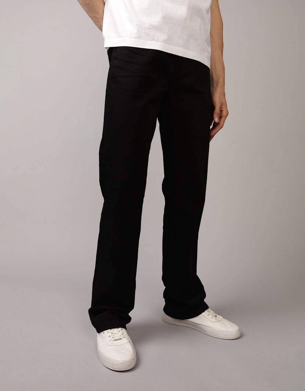 American Eagle Men Black AirFlex+ Original Bootcut Jean