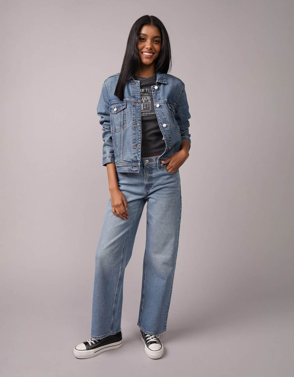 American Eagle Women Blue  Jackets