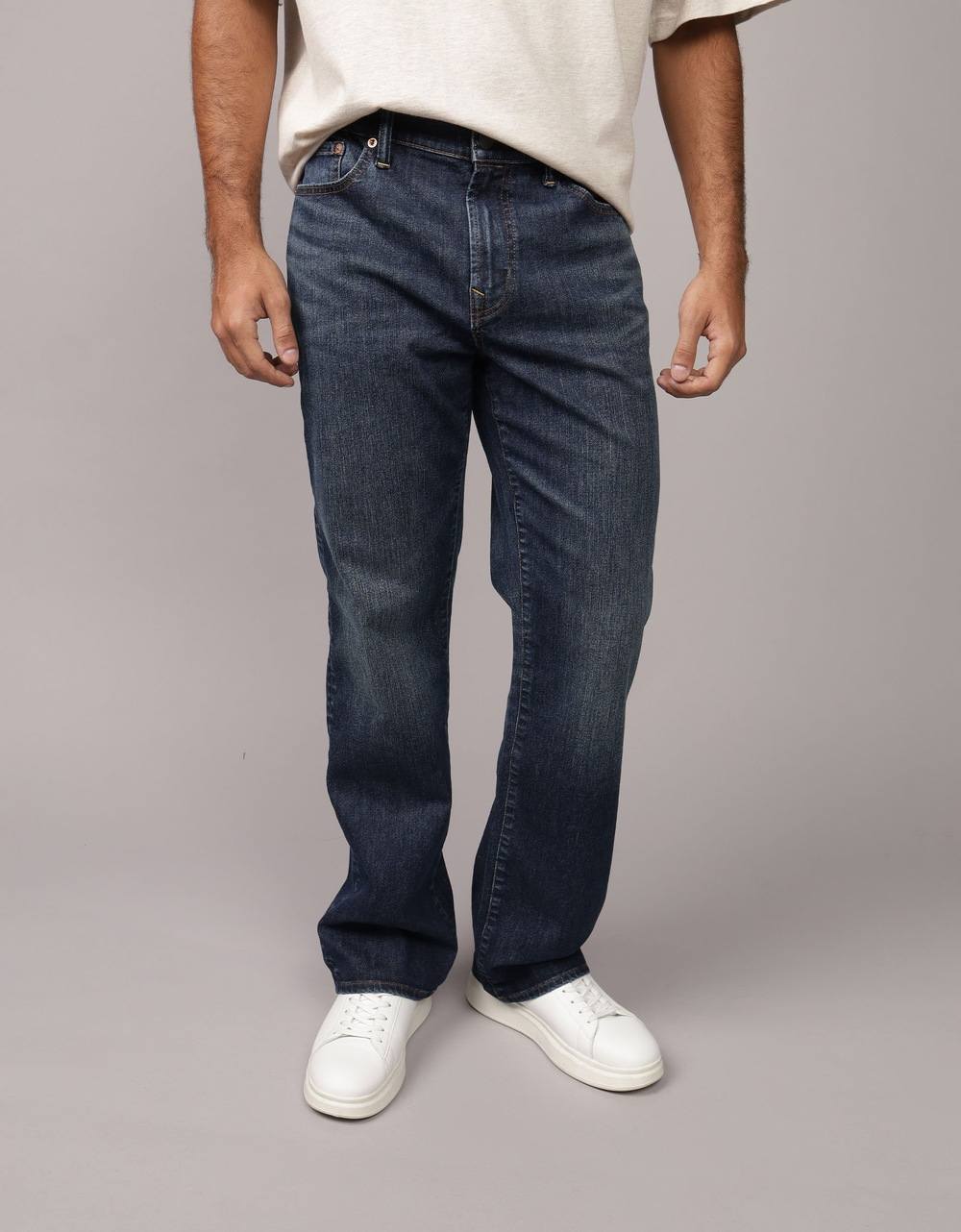 American Eagle Men Blue EasyFlex Original Bootcut Jean