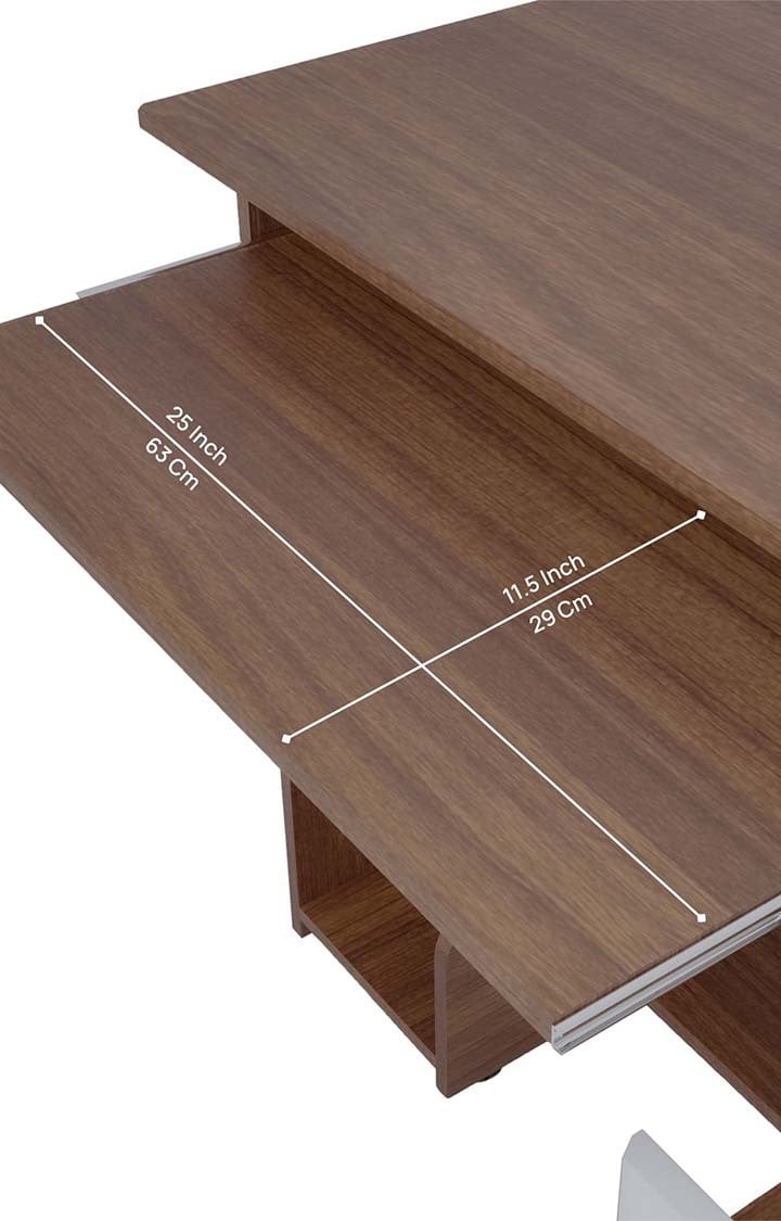 Fisher Study Table | Office Table with Drawers - Leon Teak
