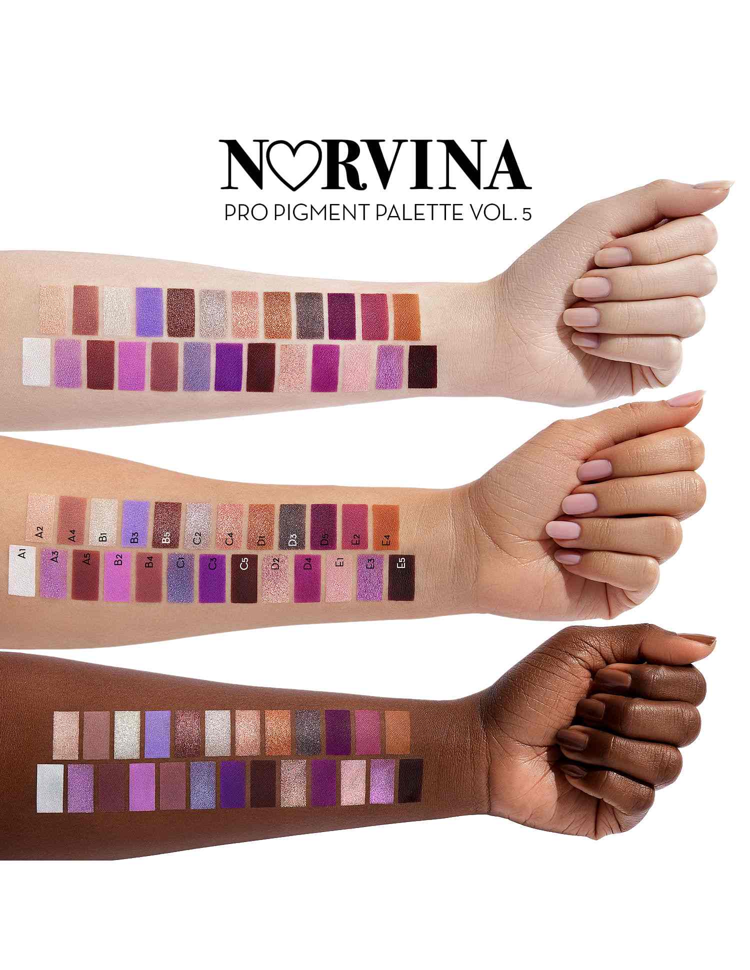 Norvina® Pro Pigment Palette Vol. 5 - Lilac • Vol.5 - Lilac