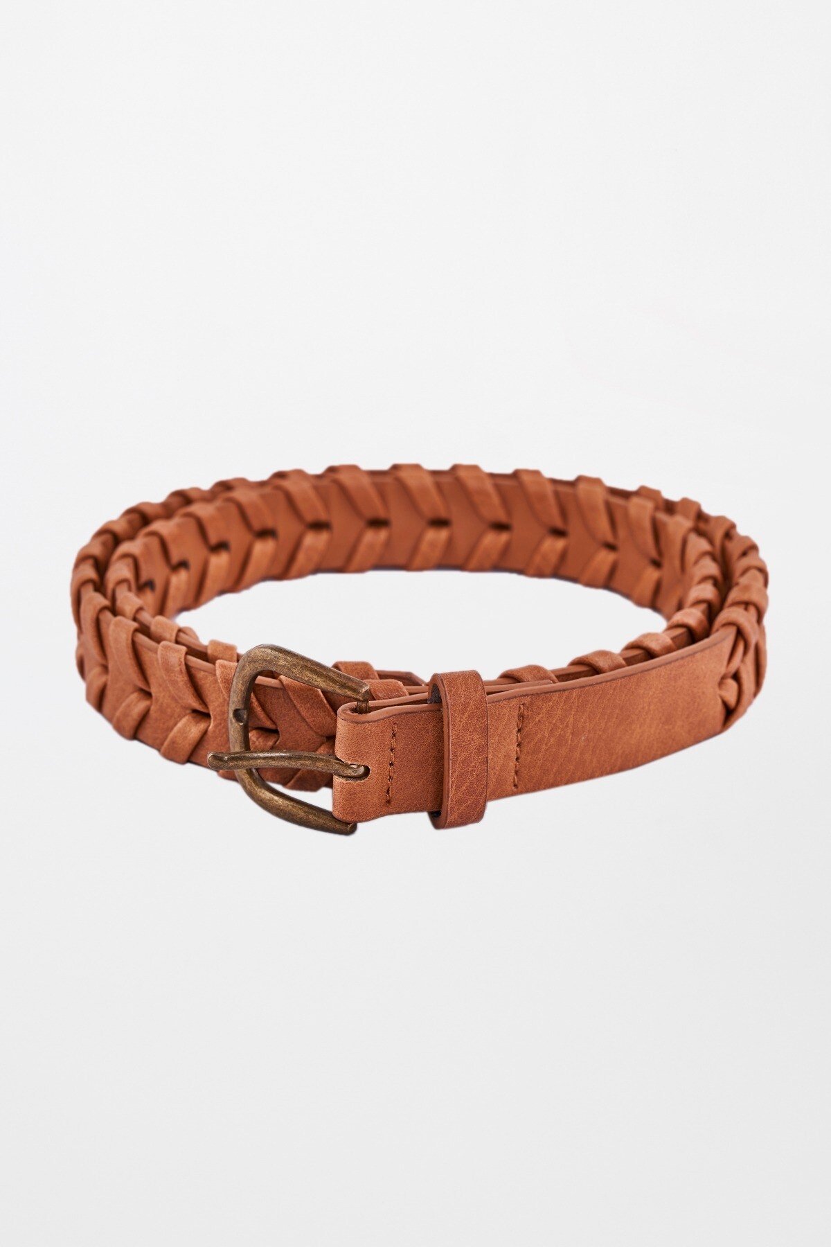 AND | Brown Braided Belt 1
