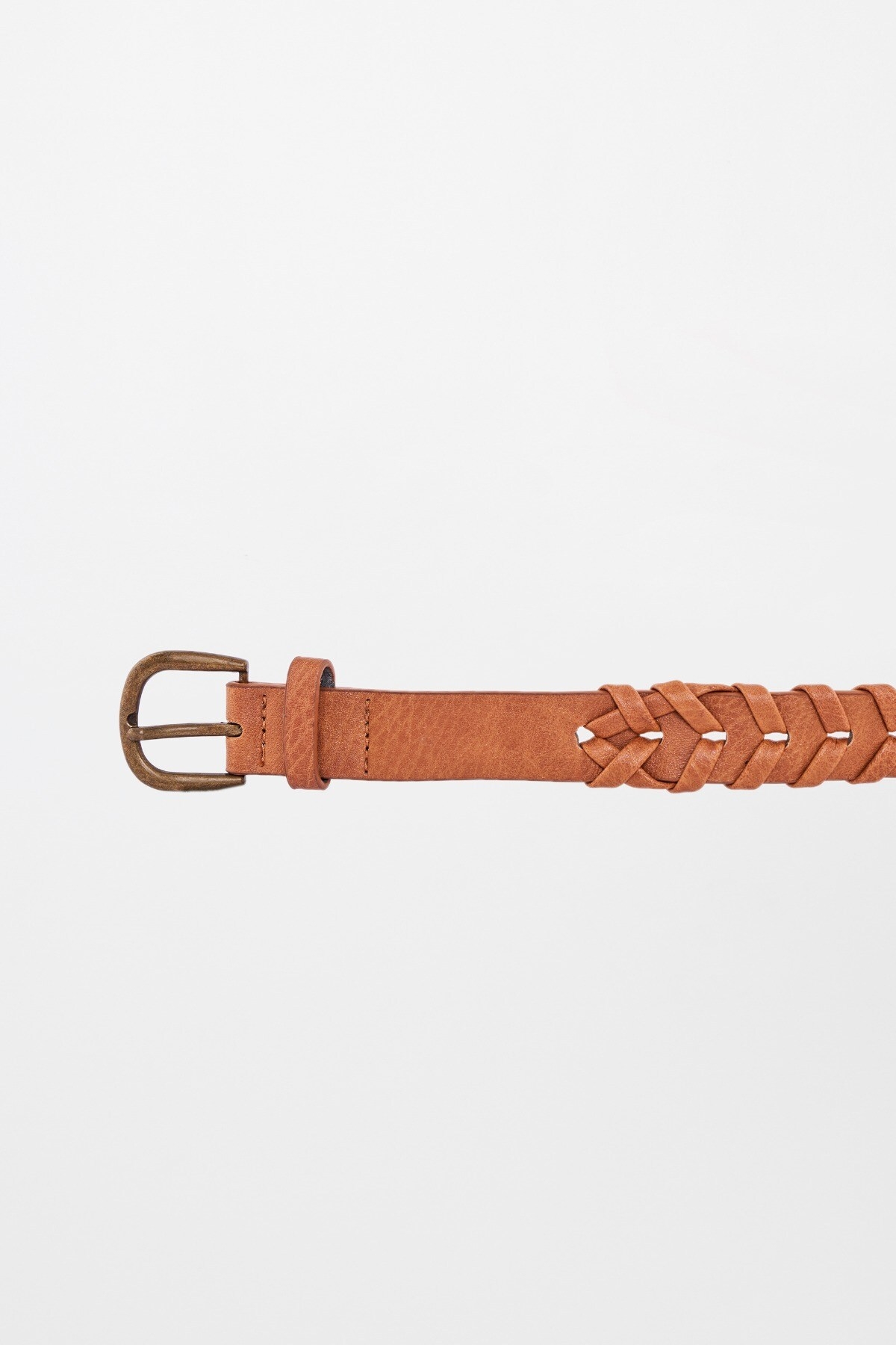 AND | Brown Braided Belt 2