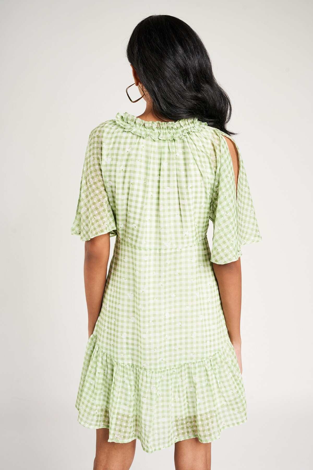 AND SAGE GREEN DRESS