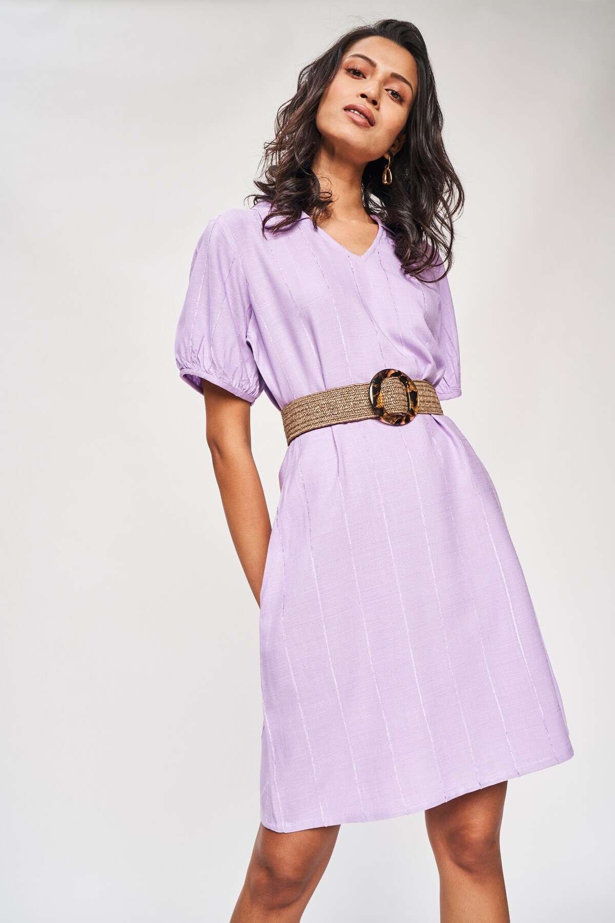 AND LILAC DRESS