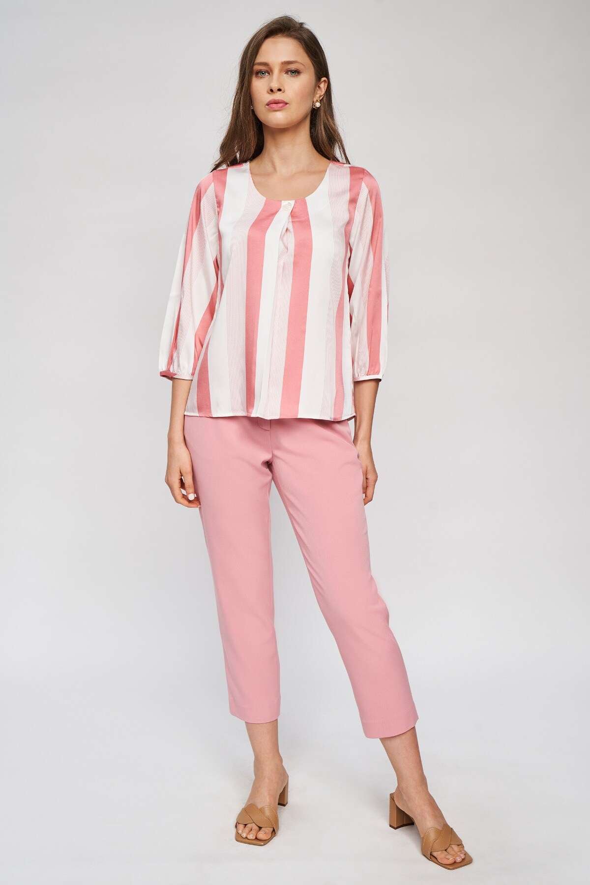 AND PINK TOP