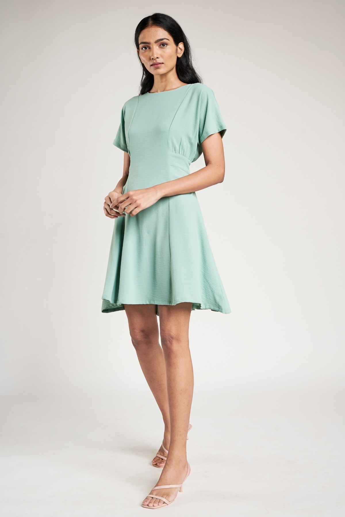AND | AND SAGE GREEN DRESS 0