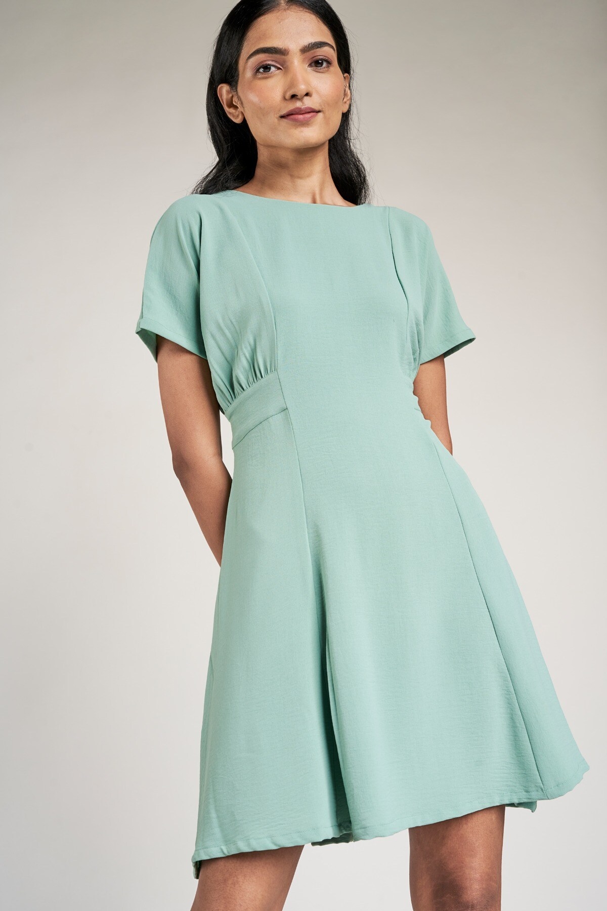 AND | AND SAGE GREEN DRESS 3
