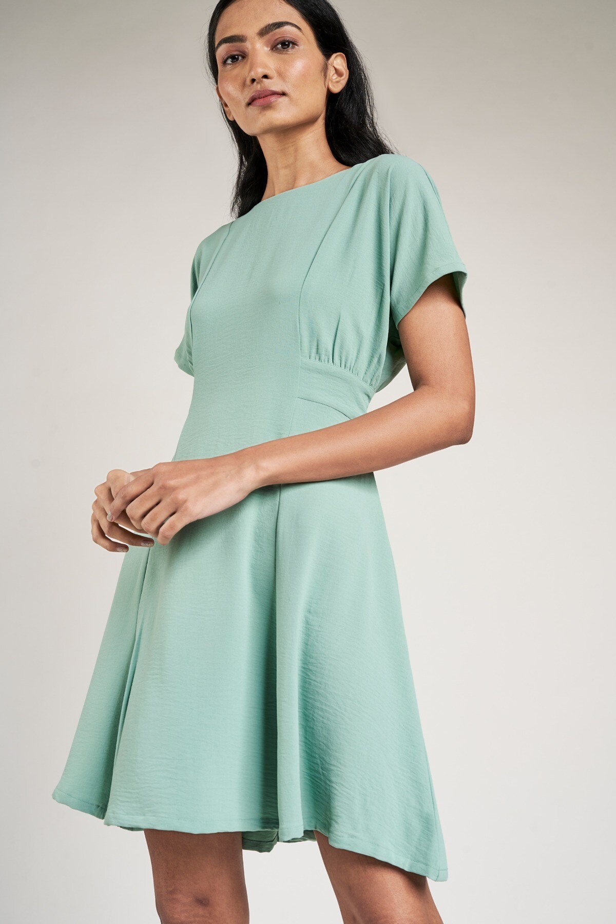 AND | AND SAGE GREEN DRESS 4