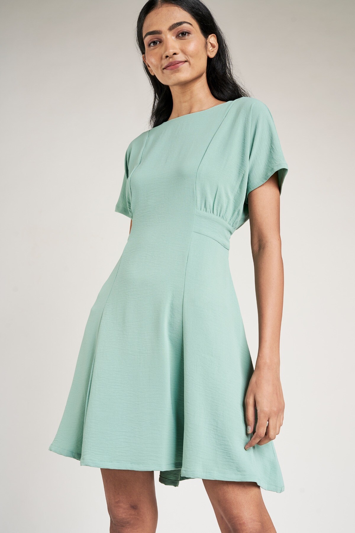 AND | AND SAGE GREEN DRESS 5