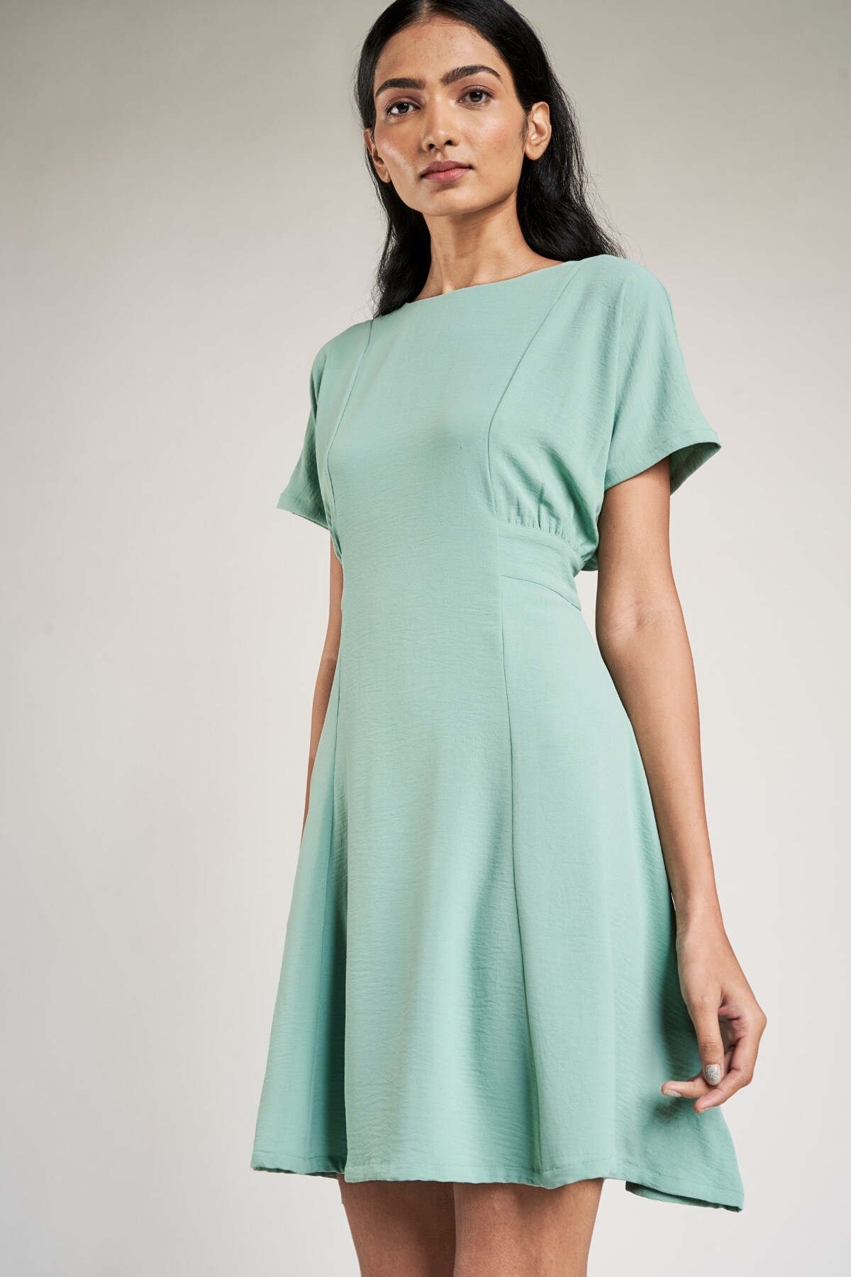 AND | AND SAGE GREEN DRESS 6