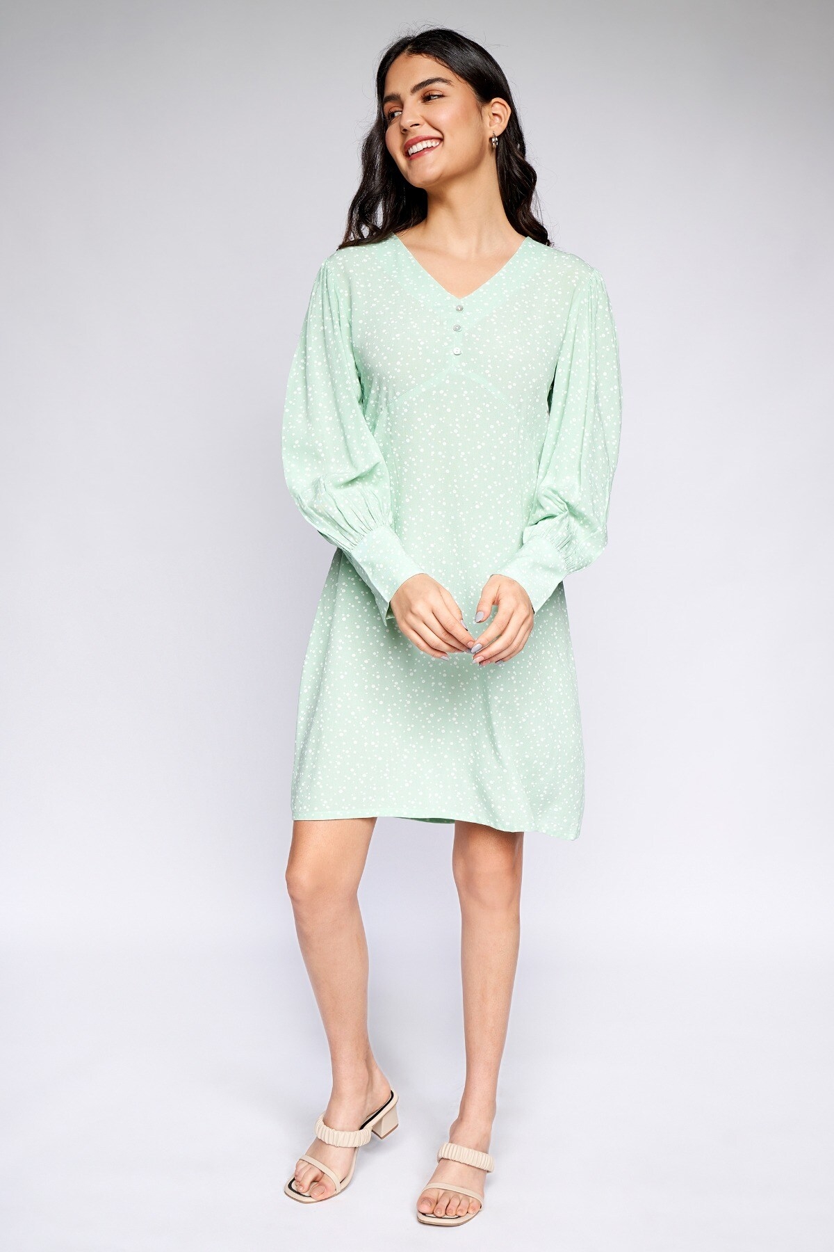 AND | AND Sage Green Dress 1