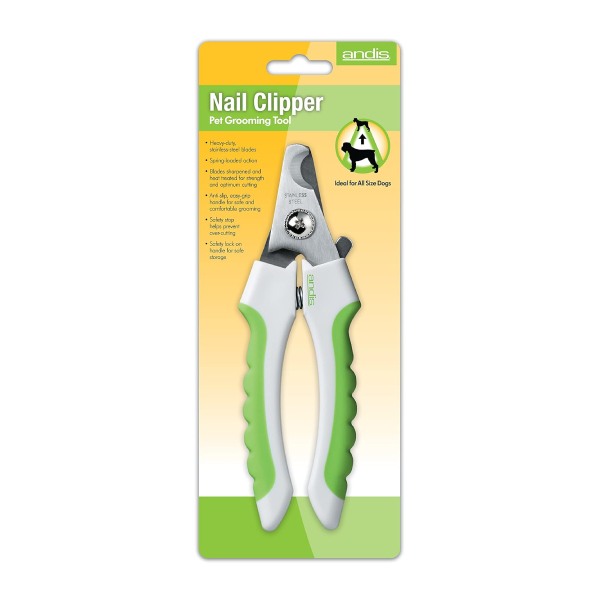 Andis Nail Clipper for Dogs White &amp; Lime Green - Large