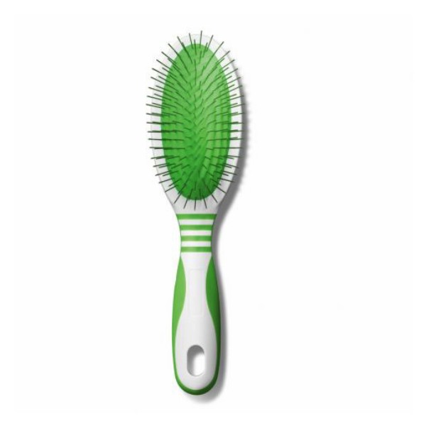 Andis Large Pin Brush White and Lime Green - Large