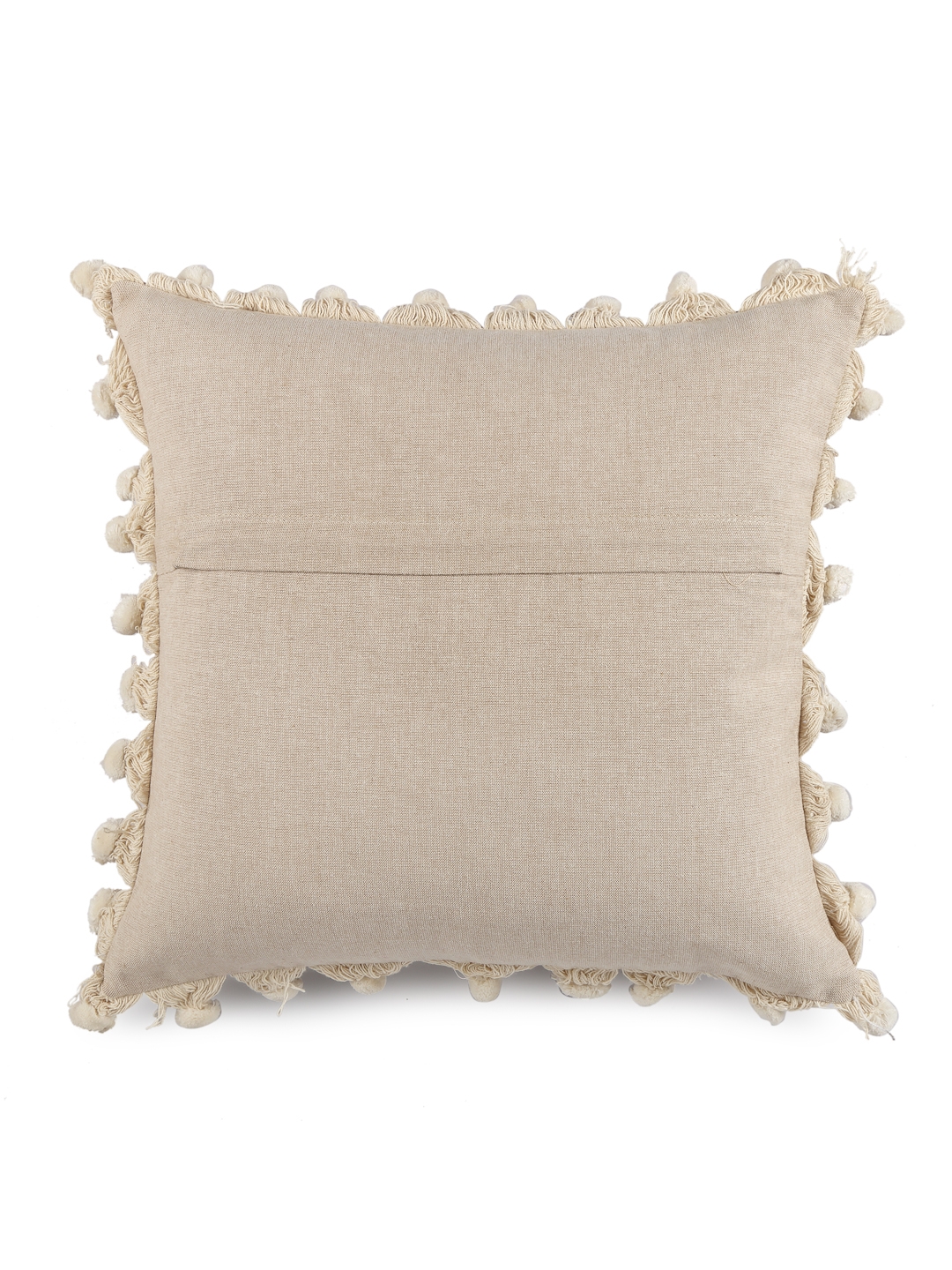 Cotton lace Detailed Cushion Cover