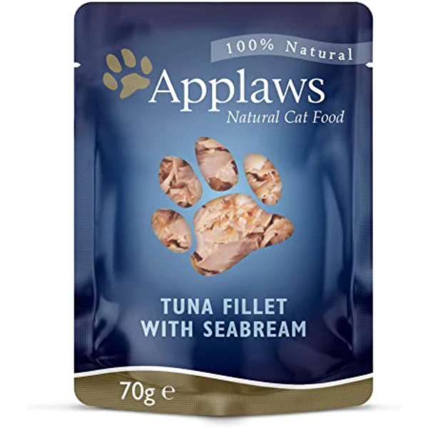 Applaws Tuna Fillet with Sea Bream Wet Cat Food  - 70 g