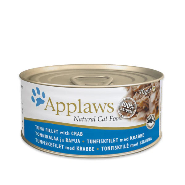 Applaws Tuna Fillet with Crab Natural Wet Cat Food - 70 g