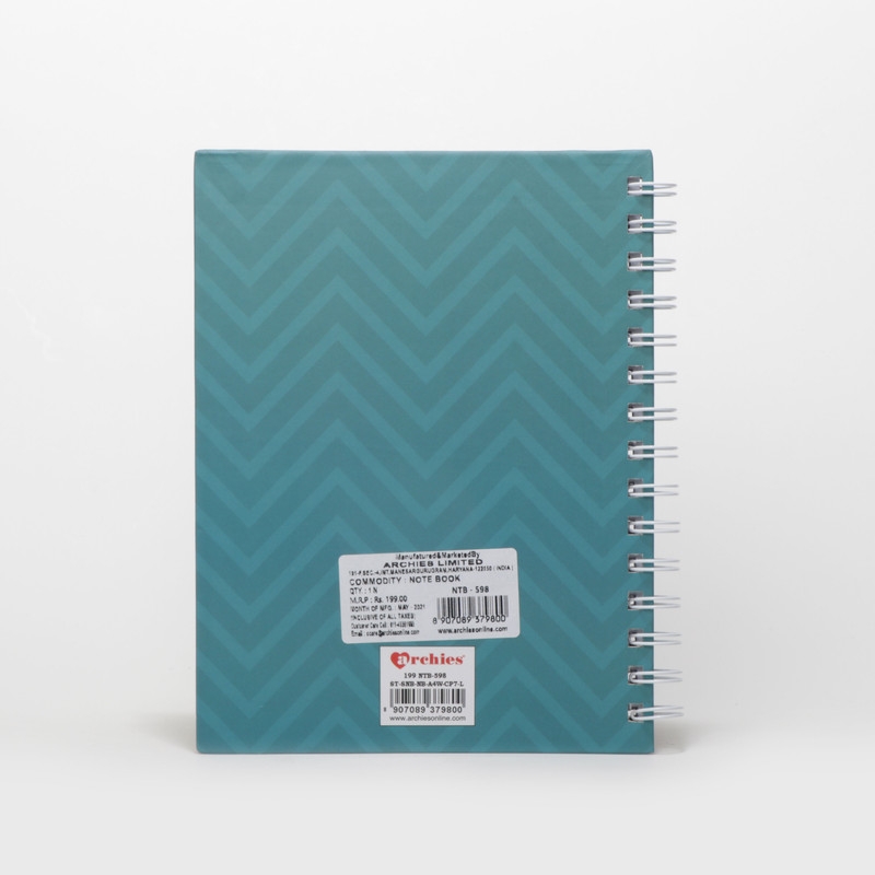 Archies | Archies Hard Bound 192 Pages Note Book Diary For Personal, Office Use, Gifting and Storage of Your Beautiful Memory 1